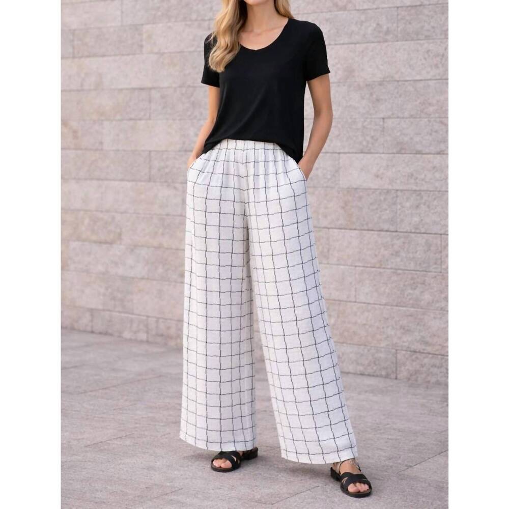 NEW HEYDARI lip206 pant in black and white
